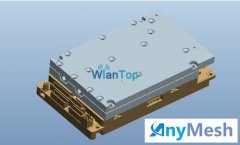 ANYMESH-SDR-2w轻量化宽带自组网MESH通信模组OEM模块